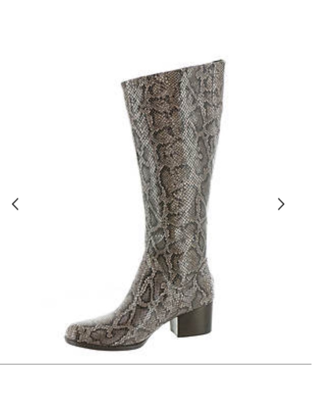 Born “Adriana” Python tall boot - Picture 5 of 7
